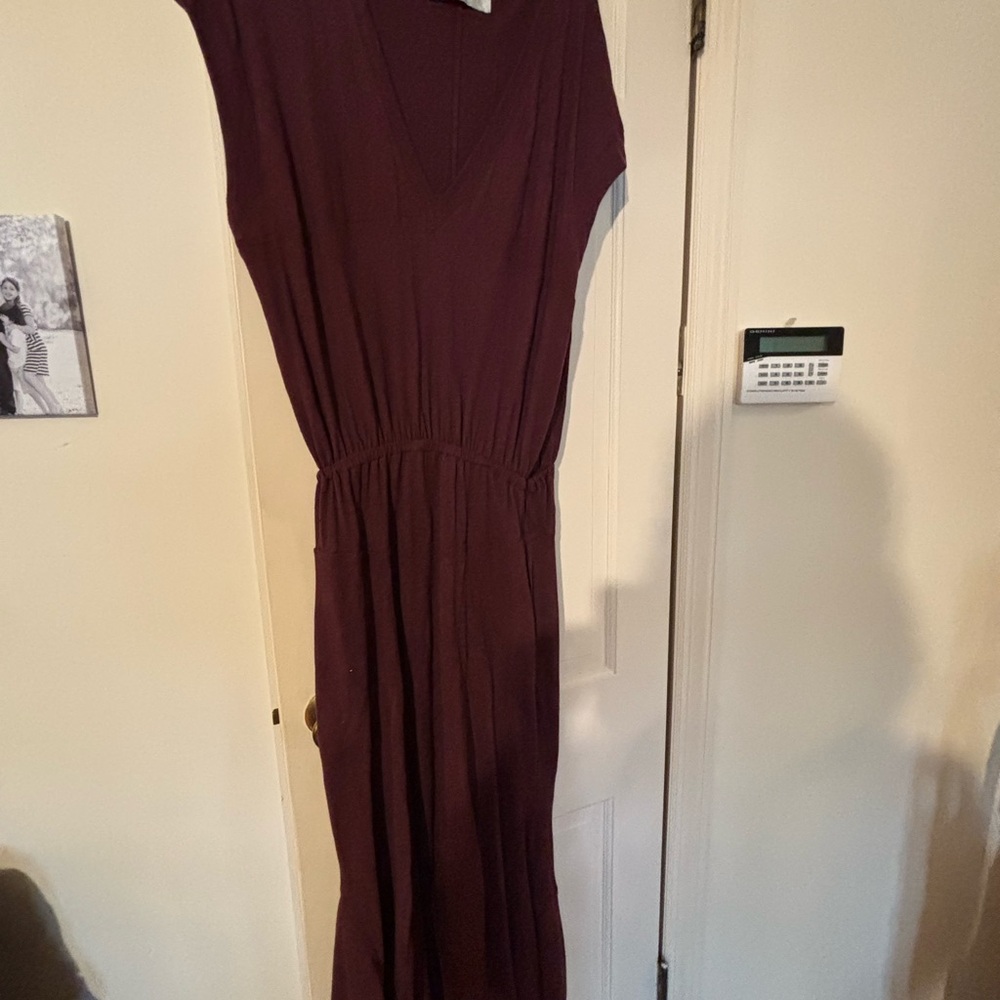 Elegant Plum Maxi Dress